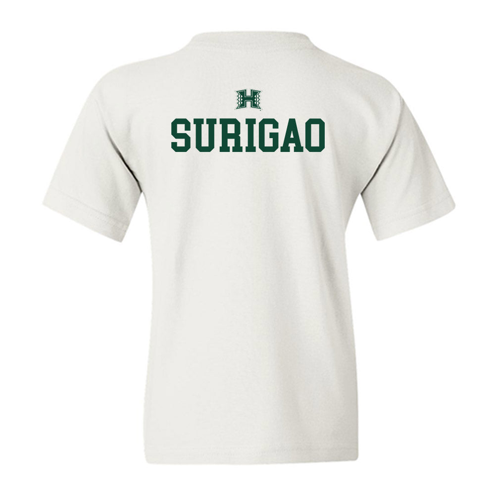 Hawaii - NCAA Baseball : Joshua Surigao - Sports Shersey Youth T-Shirt-1