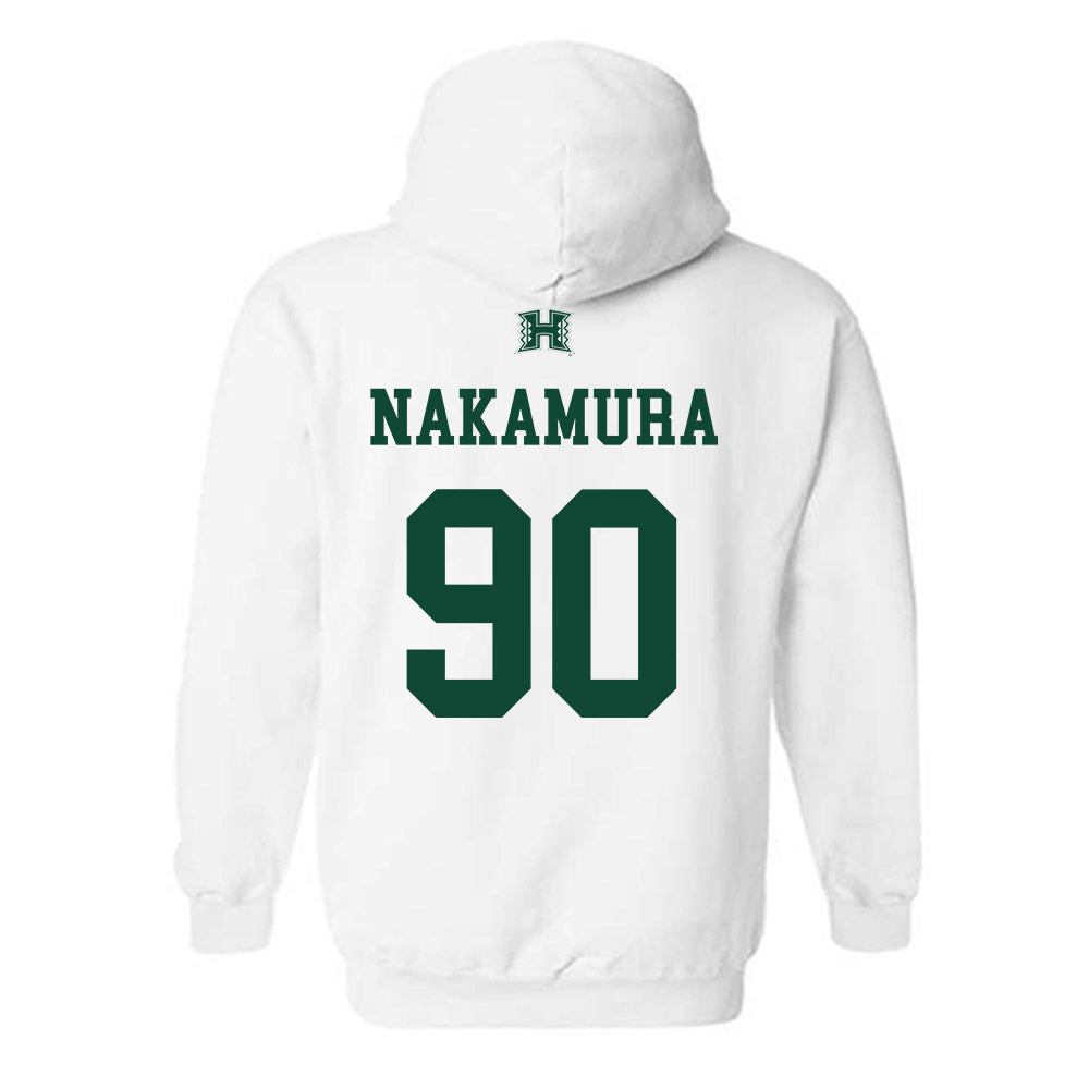 Hawaii - NCAA Baseball : Edgar Nakamura - Sports Shersey Hooded Sweatshirt-1