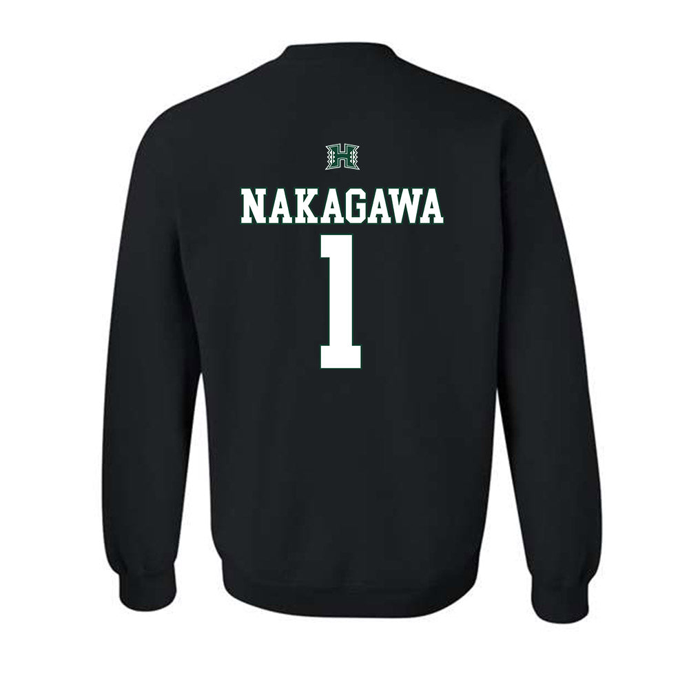Hawaii - NCAA Softball : Alyssa Nakagawa - Sports Shersey Crewneck Sweatshirt-1