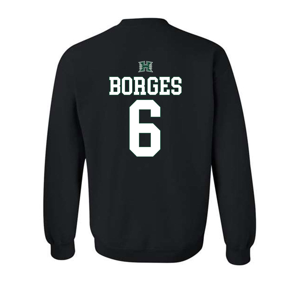 Hawaii - NCAA Softball : Chloe Borges - Sports Shersey Crewneck Sweatshirt-1