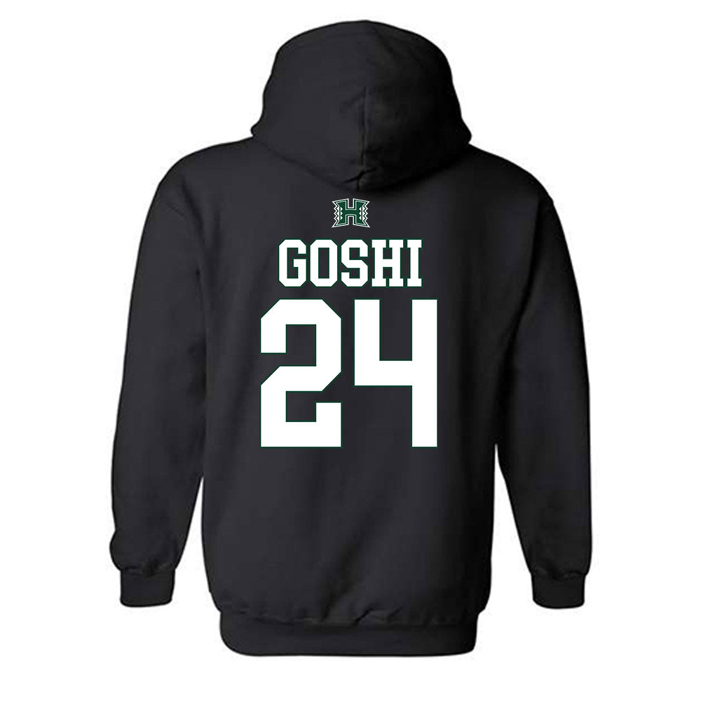 Hawaii - NCAA Softball : Larissa Goshi - Sports Shersey Hooded Sweatshirt-1