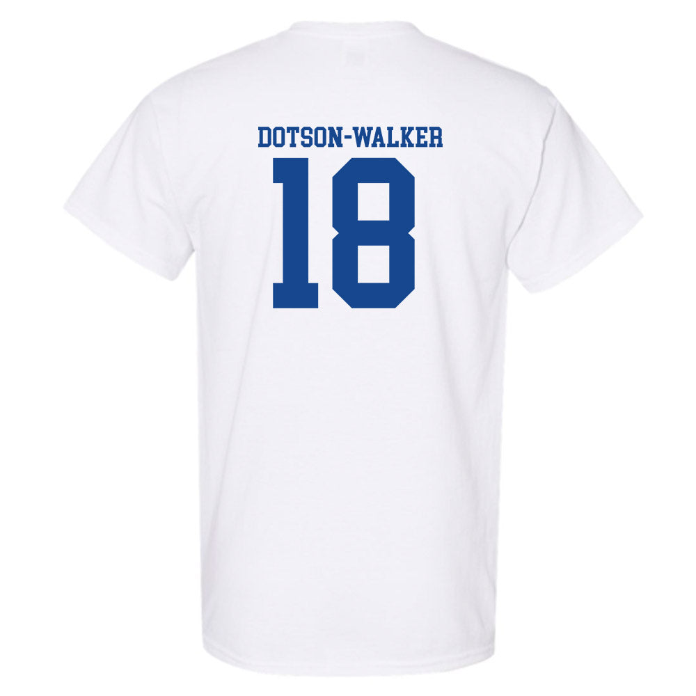 SMU - NCAA Football : Ka'Davion Dotson-Walker - White T-Shirt-1