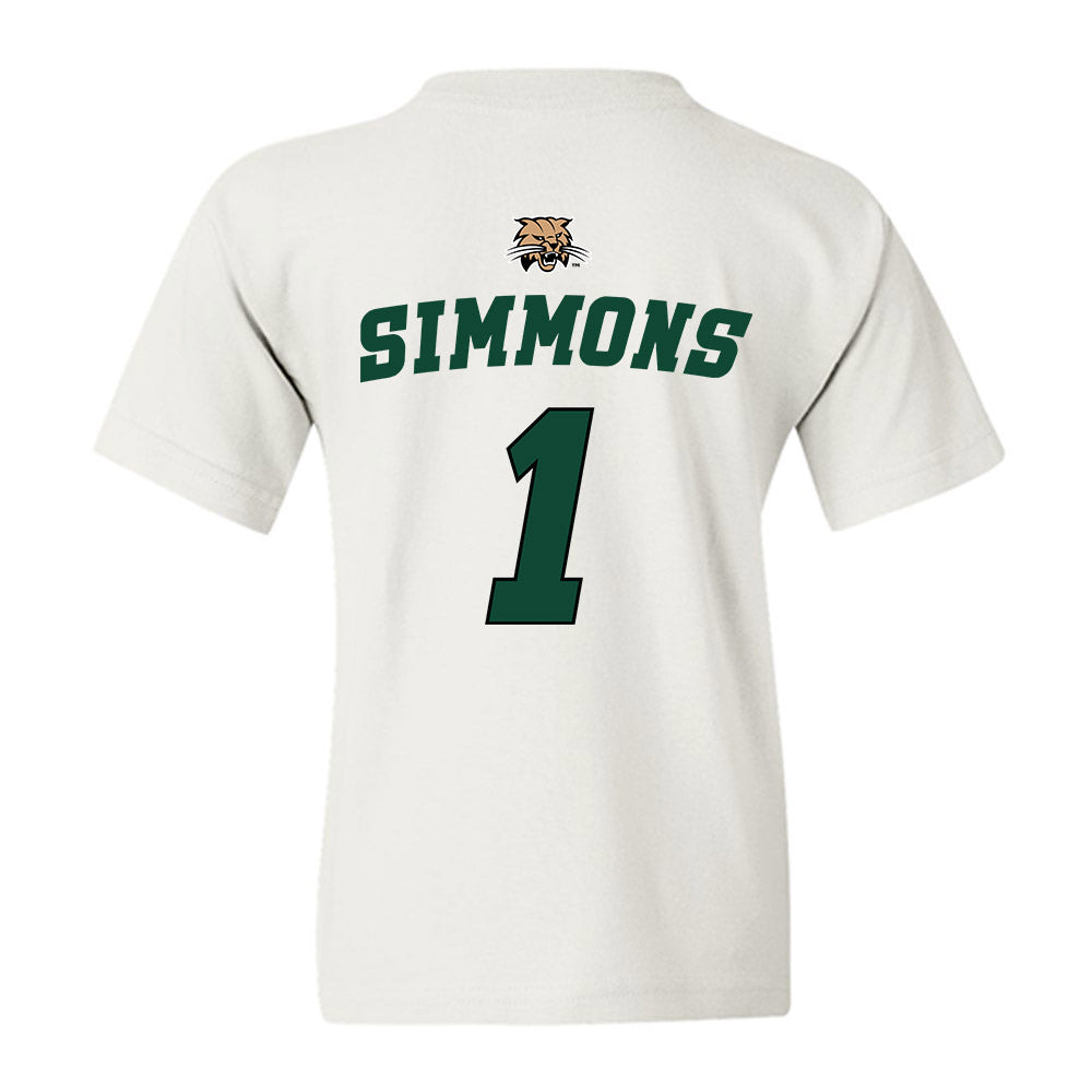 Ohio - NCAA Men's Basketball : Javan Simmons - Sports Shersey Youth T-Shirt-1
