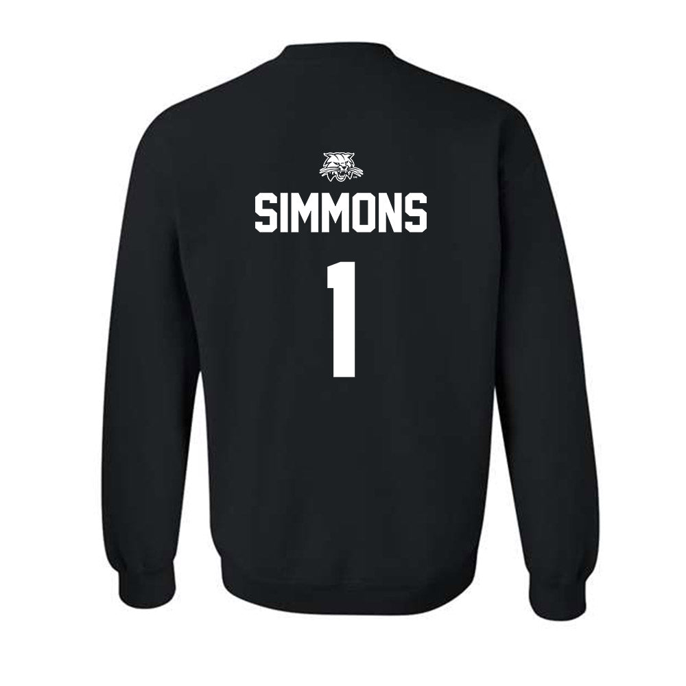 Ohio - NCAA Men's Basketball : Javan Simmons - Sports Shersey Crewneck Sweatshirt-1