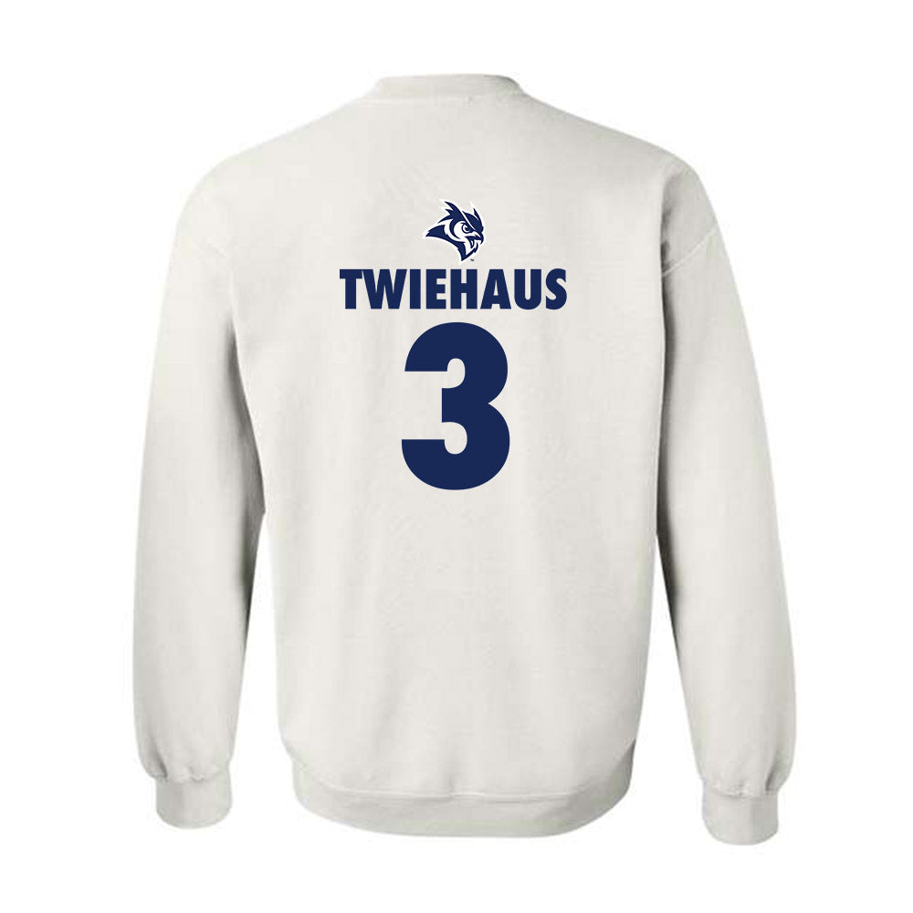 Rice - NCAA Women's Basketball : Jill Twiehaus - Sports Shersey Crewneck Sweatshirt-1