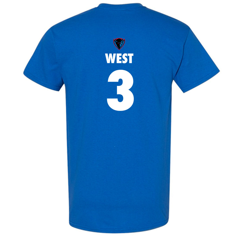 DePaul - NCAA Women's Basketball : Alayna West - Sports Shersey T-Shirt-1