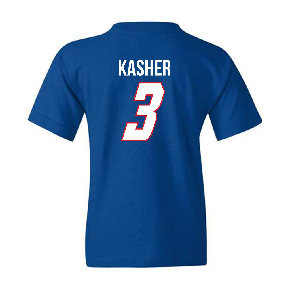 DePaul - NCAA Men's Basketball : Nate Kasher - Classic Shersey Youth T-Shirt