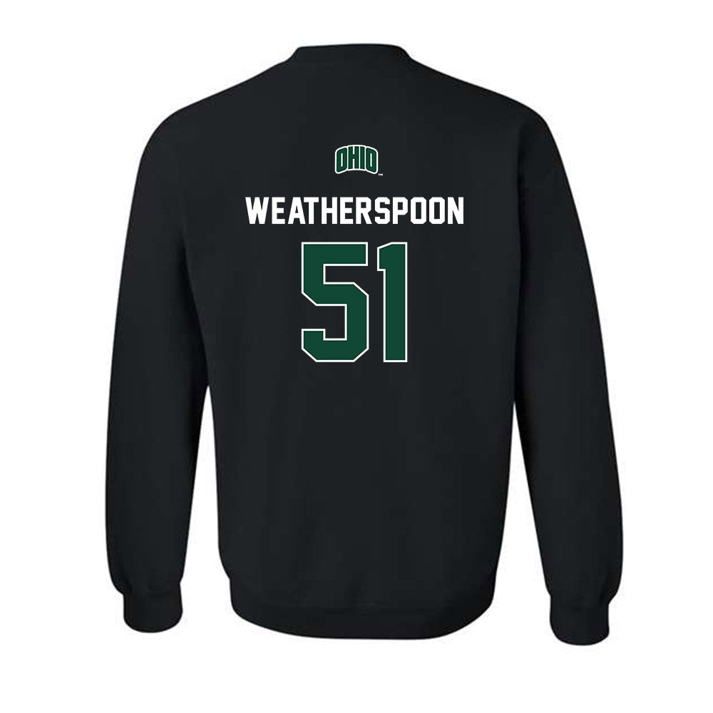 Ohio - NCAA Football : Davion Weatherspoon - Sports Shersey Crewneck Sweatshirt
