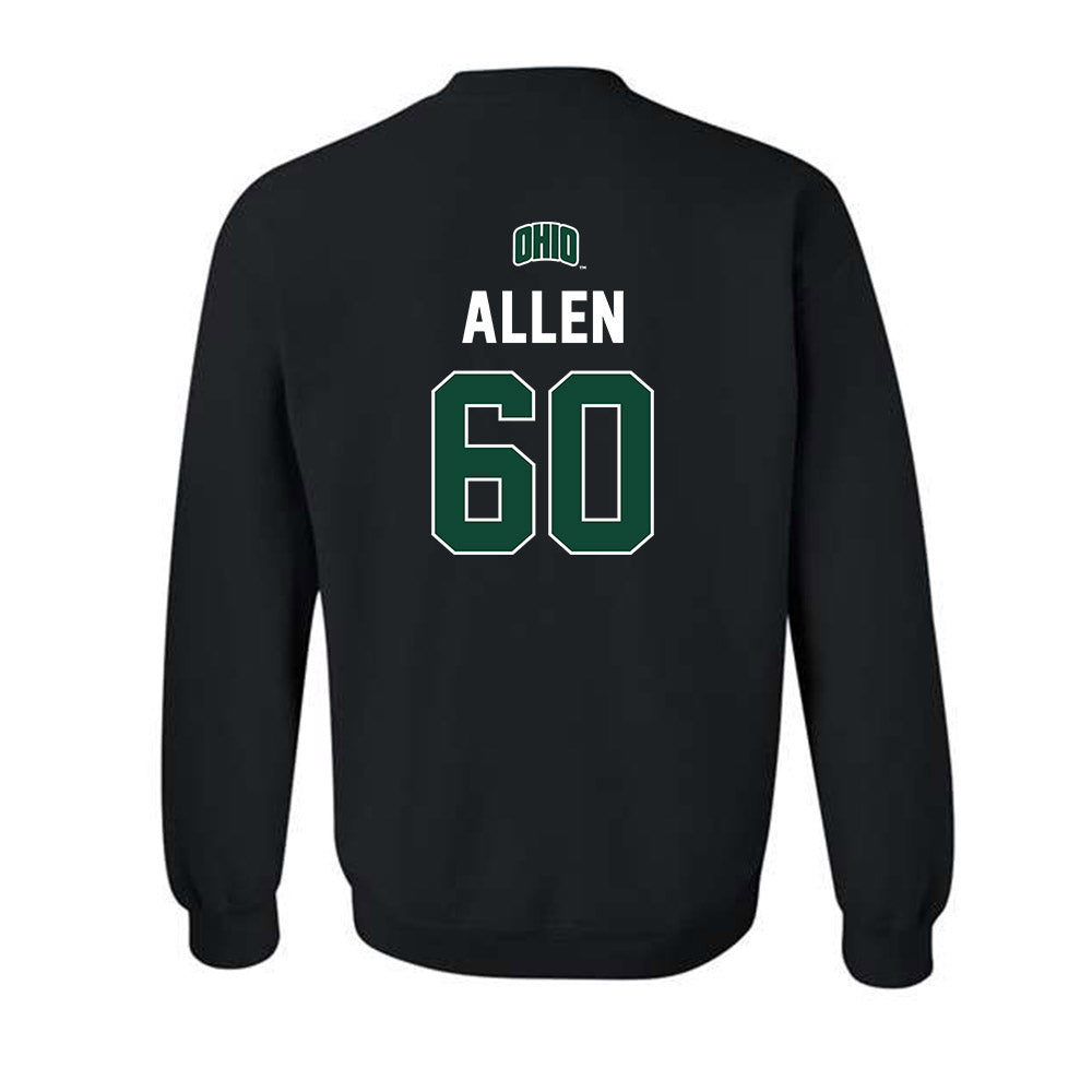 Ohio - NCAA Football : Trent Allen - Sports Shersey Crewneck Sweatshirt-1
