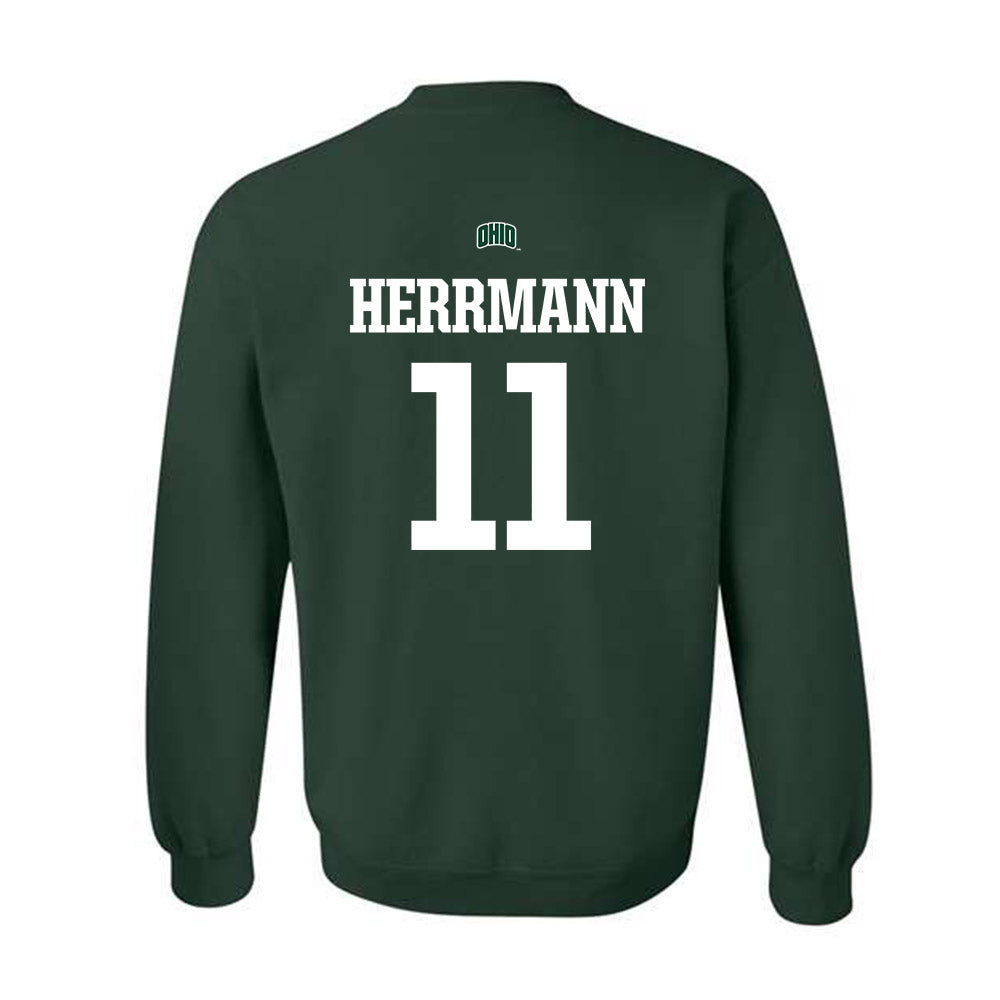 Ohio - NCAA Football : Evan Herrmann - Sports Shersey Crewneck Sweatshirt-1