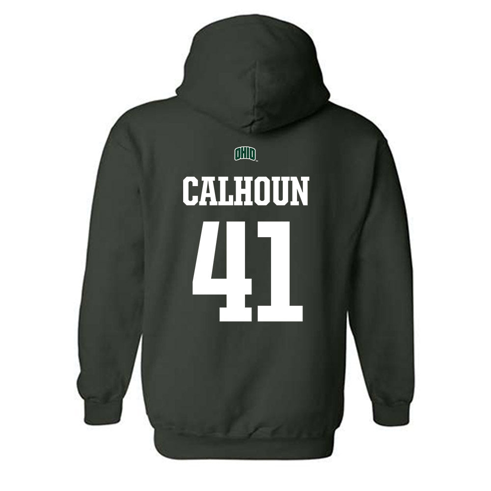 Ohio - NCAA Football : Keishaun Calhoun - Sports Shersey Hooded Sweatshirt-1