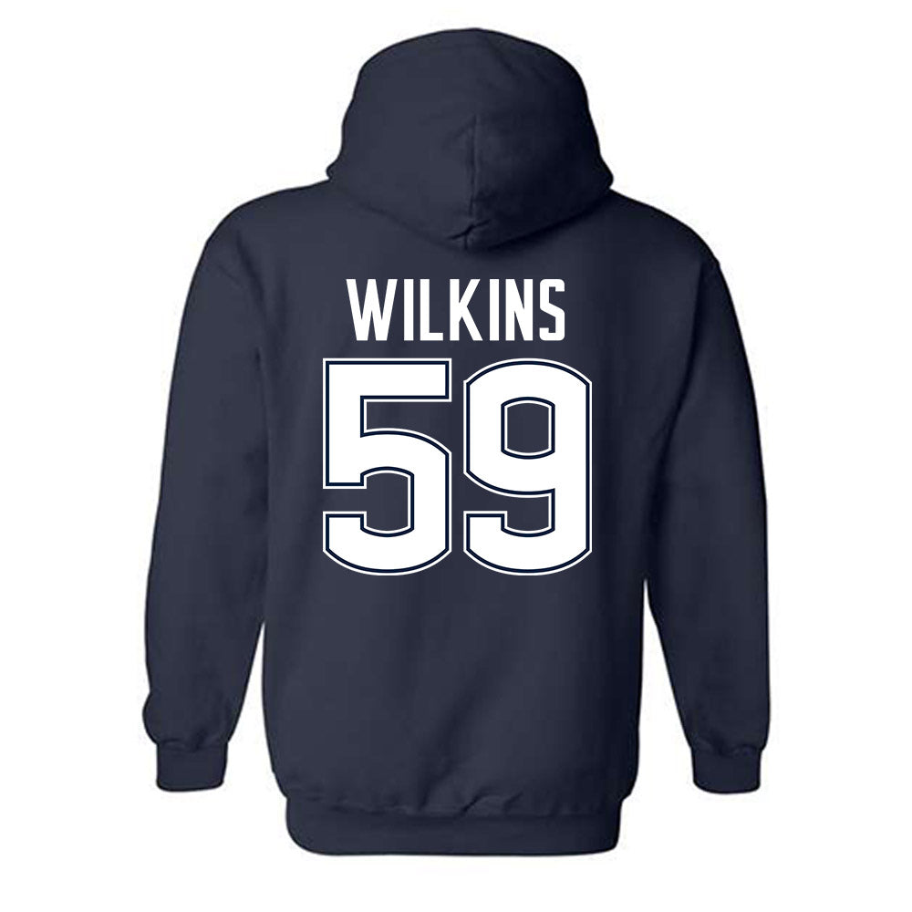 UConn - NCAA Football : Finn Wilkins - Hooded Sweatshirt