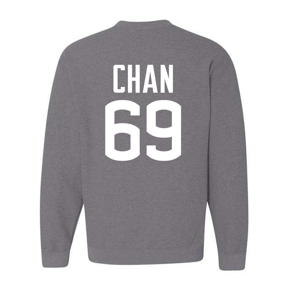 UConn - NCAA Football : Ty Chan - Sports Shersey Crewneck Sweatshirt-1