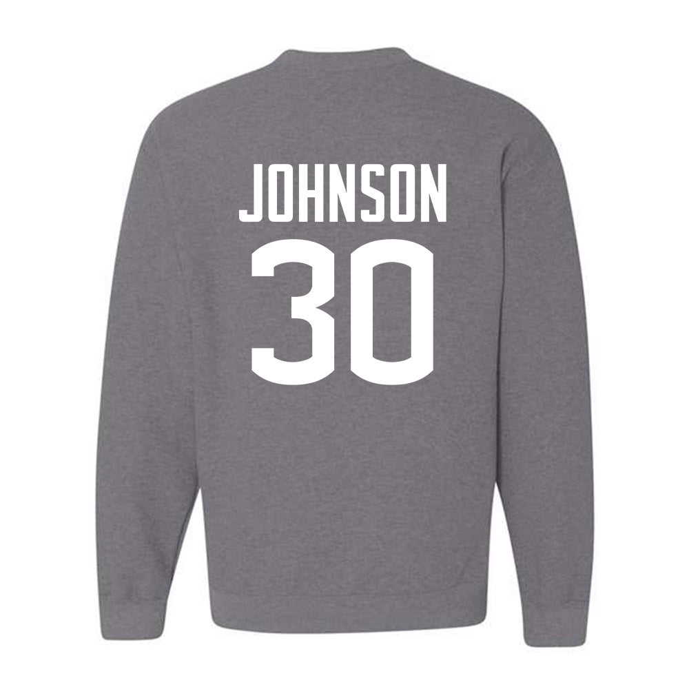 UConn - NCAA Football : Charles Johnson - Sports Shersey Crewneck Sweatshirt-1