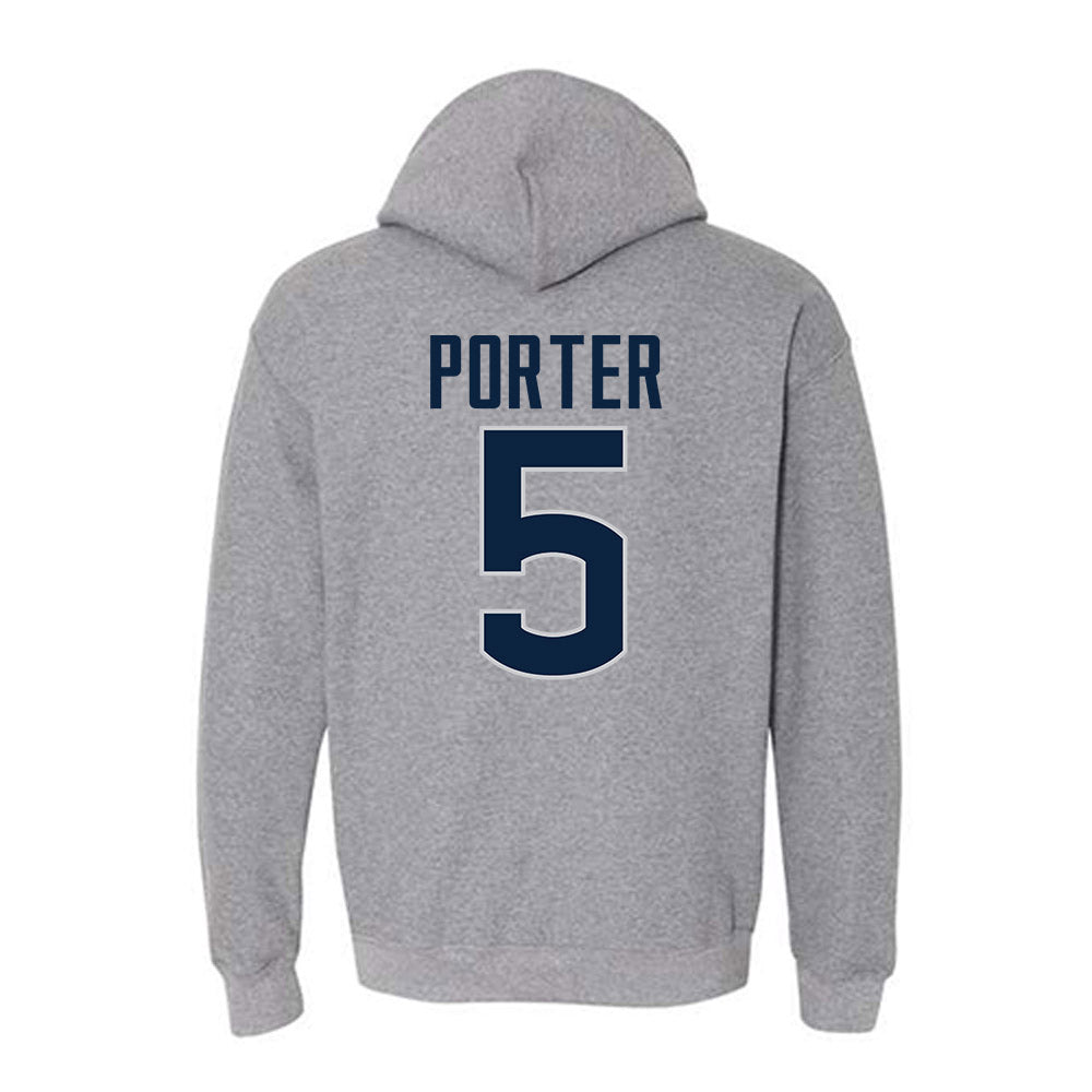UConn - NCAA Football : Shamar Porter - Sports Shersey Hooded Sweatshirt-1