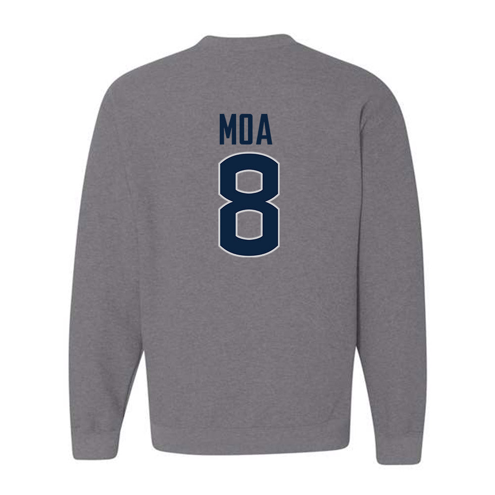 UConn - NCAA Football : Sione Moa - Sports Shersey Crewneck Sweatshirt-1