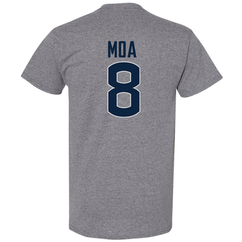 UConn - NCAA Football : Sione Moa - Sports Shersey T-Shirt-1