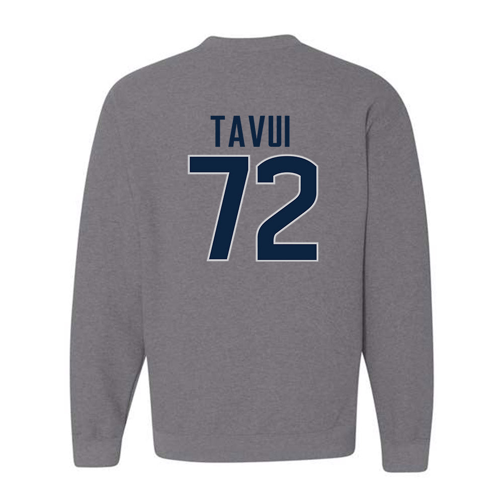 UConn - NCAA Football : Josh Tavui - Sports Shersey Crewneck Sweatshirt-1