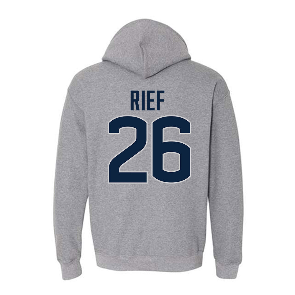 UConn - NCAA Football : Soren Rief - Sports Shersey Hooded Sweatshirt-1
