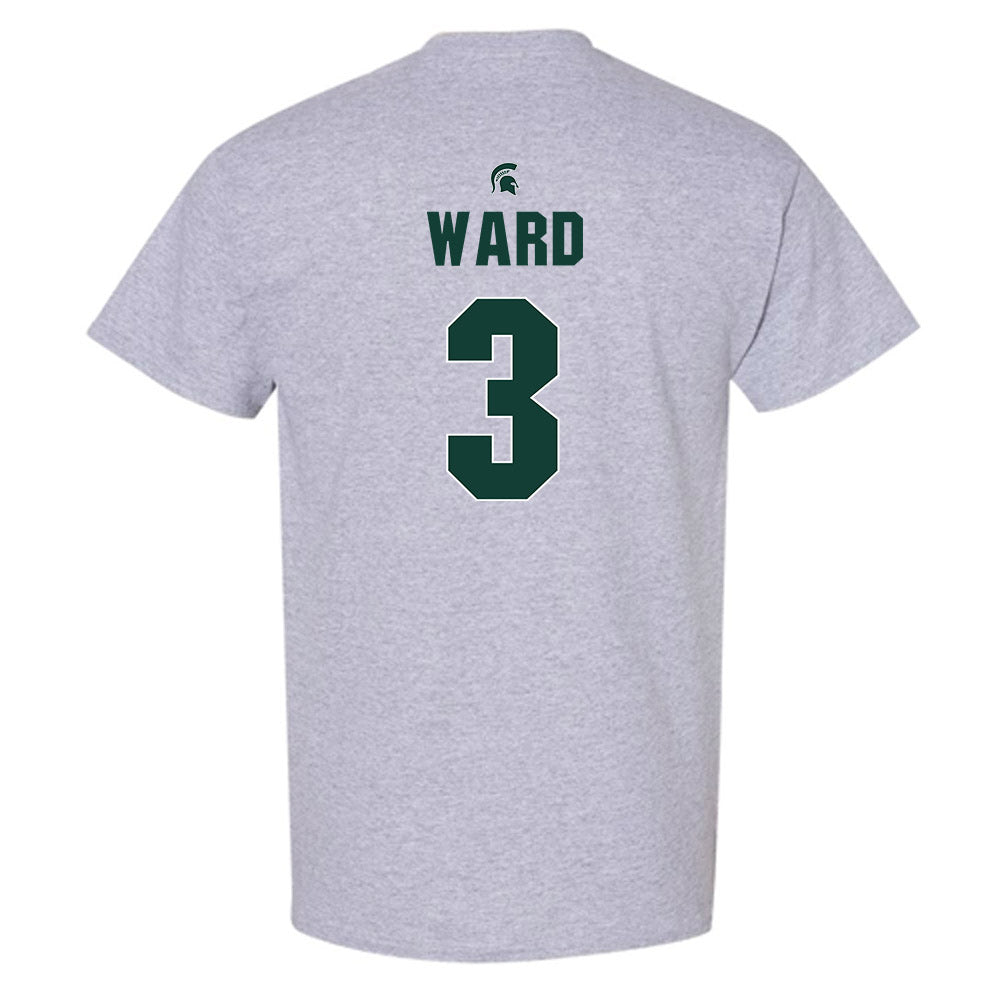 Michigan State - NCAA Men's Basketball : Cam Ward - Sports Shersey T-Shirt-1