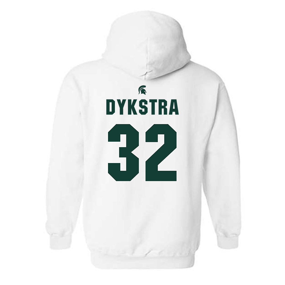 Michigan State - NCAA Women's Basketball : Marah Dykstra - Sports Shersey Hooded Sweatshirt-1