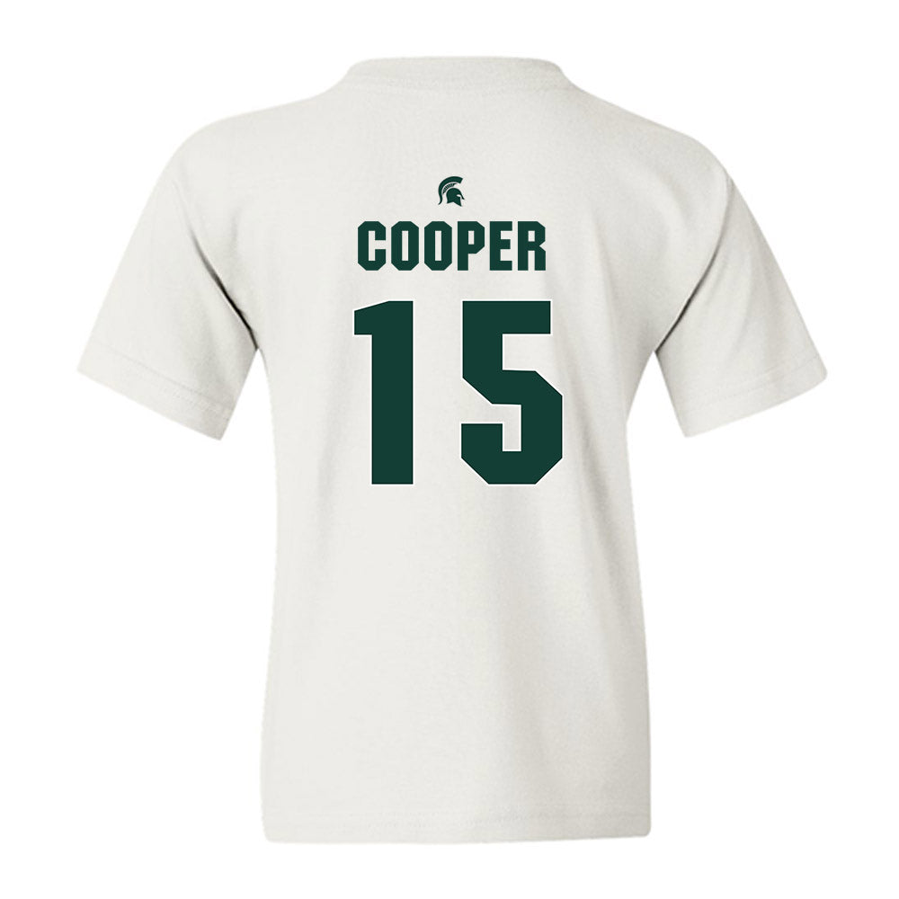 Michigan State - NCAA Men's Basketball : Carson Cooper - Sports Shersey Youth T-Shirt-1