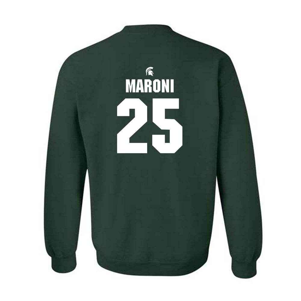 Michigan State - NCAA Women's Soccer : Samantha Maroni - Generic Shersey Crewneck Sweatshirt-1
