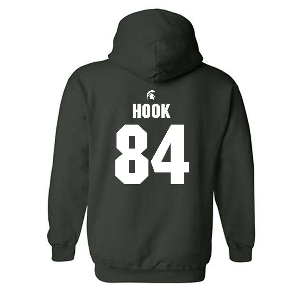Michigan State - NCAA Football : Wyatt Hook - Generic Shersey Hooded Sweatshirt