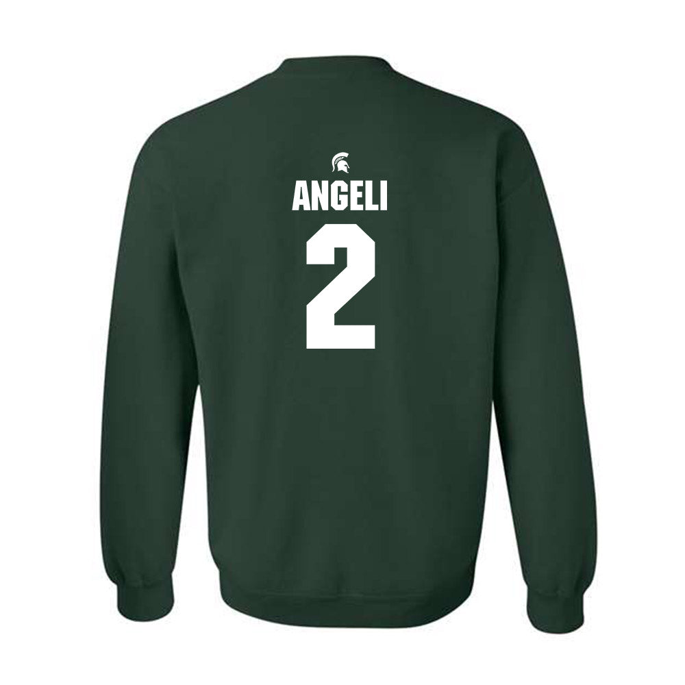 Michigan State - NCAA Women's Field Hockey : Nina Angeli - Generic Shersey Crewneck Sweatshirt-1