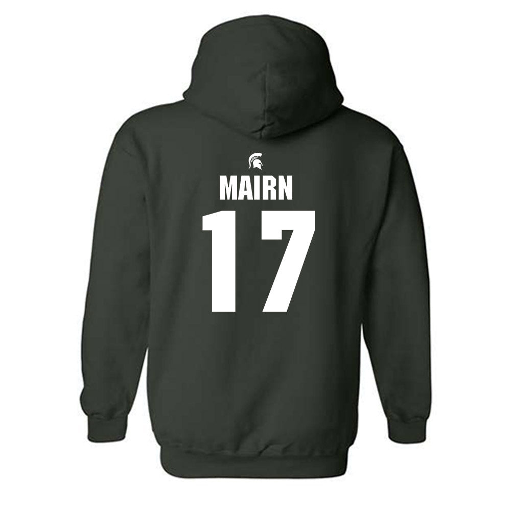 Michigan State - NCAA Women's Soccer : Allie Mairn - Generic Shersey Hooded Sweatshirt-1