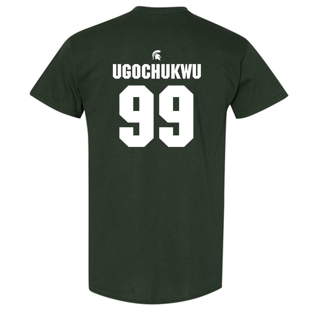 Michigan State - NCAA Men's Basketball : Divine-Collins Ugochukwu - Generic Shersey T-Shirt-1
