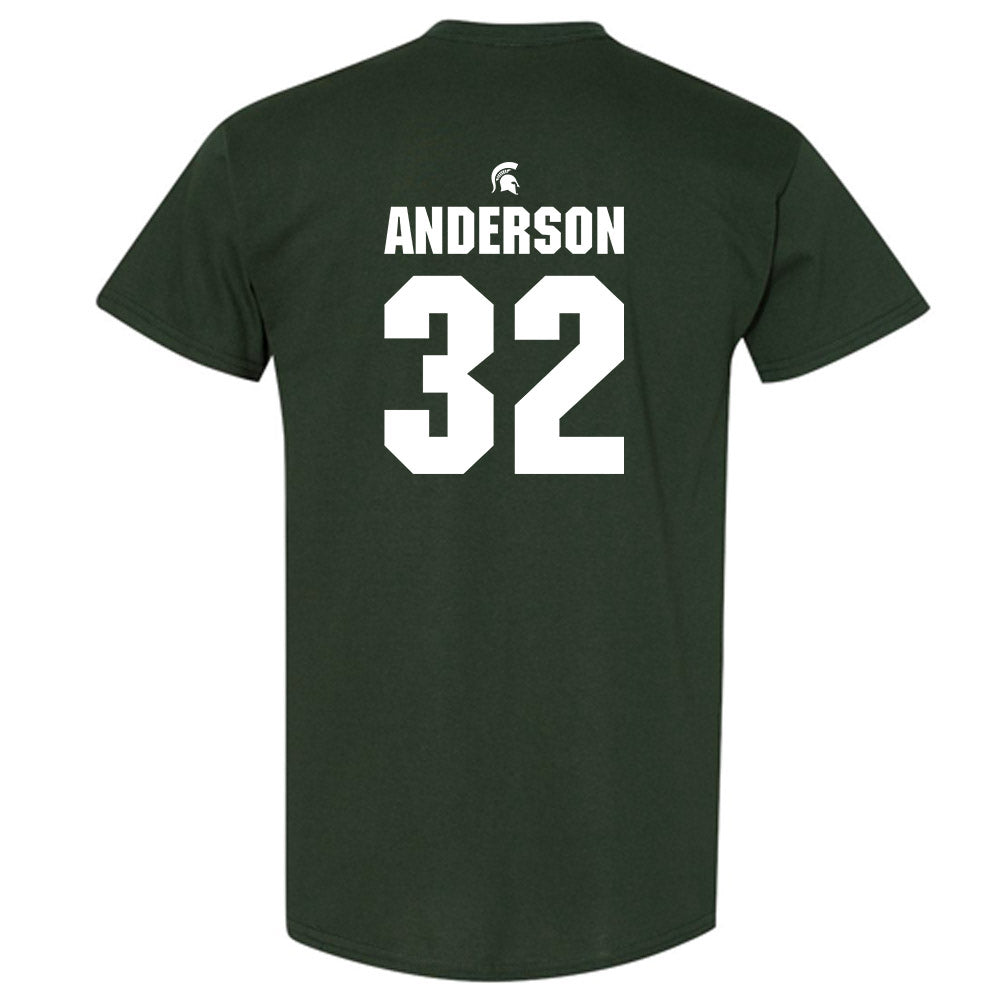 Michigan State - NCAA Men's Soccer : David Anderson - Generic Shersey T-Shirt-1
