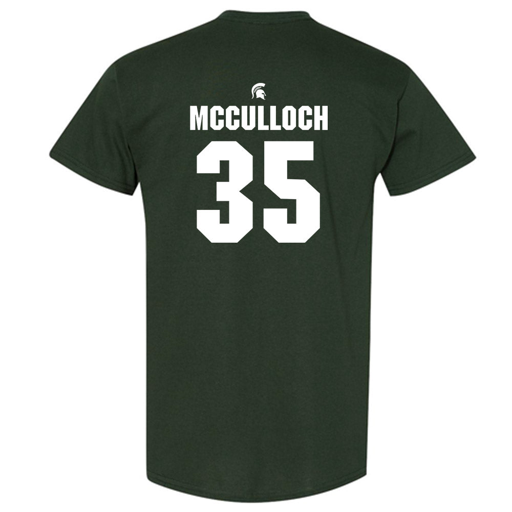 Michigan State - NCAA Men's Basketball : Jesse McCulloch - Generic Shersey T-Shirt-1