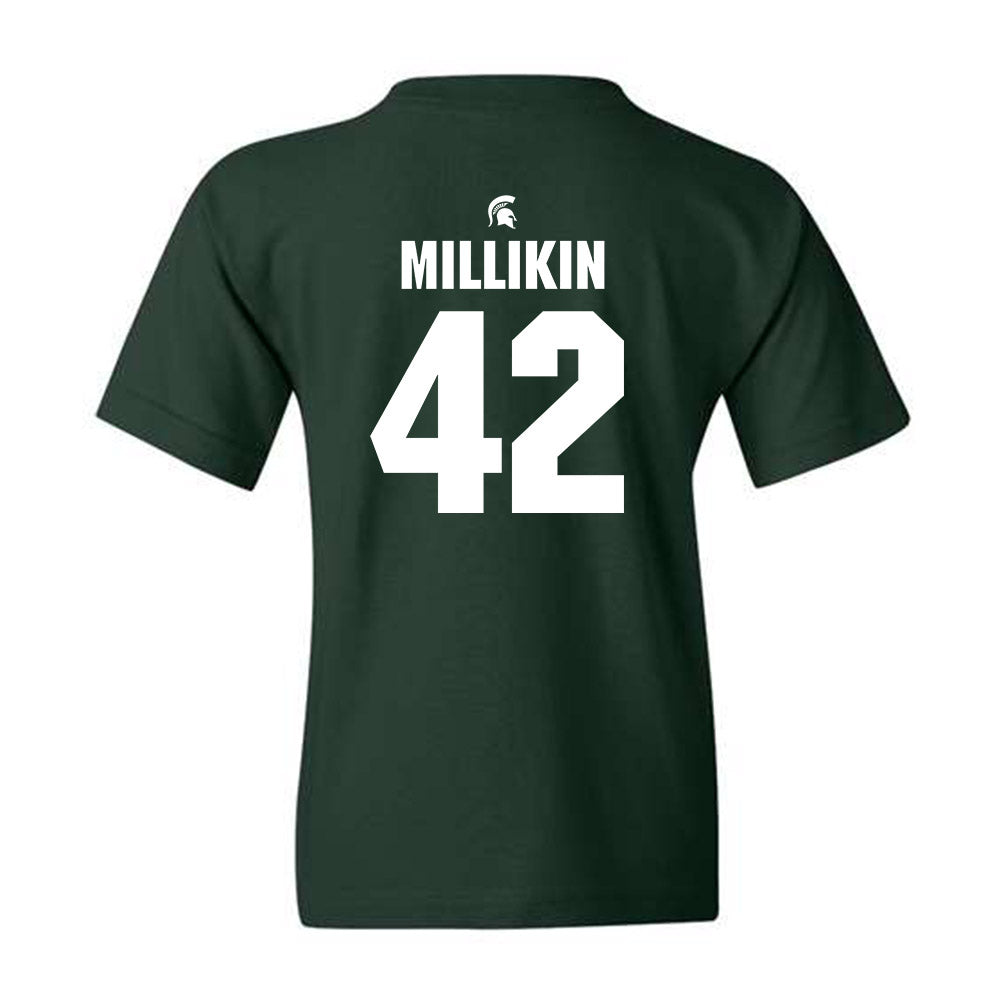 Michigan State - NCAA Football : David Millikin - Youth T-Shirt