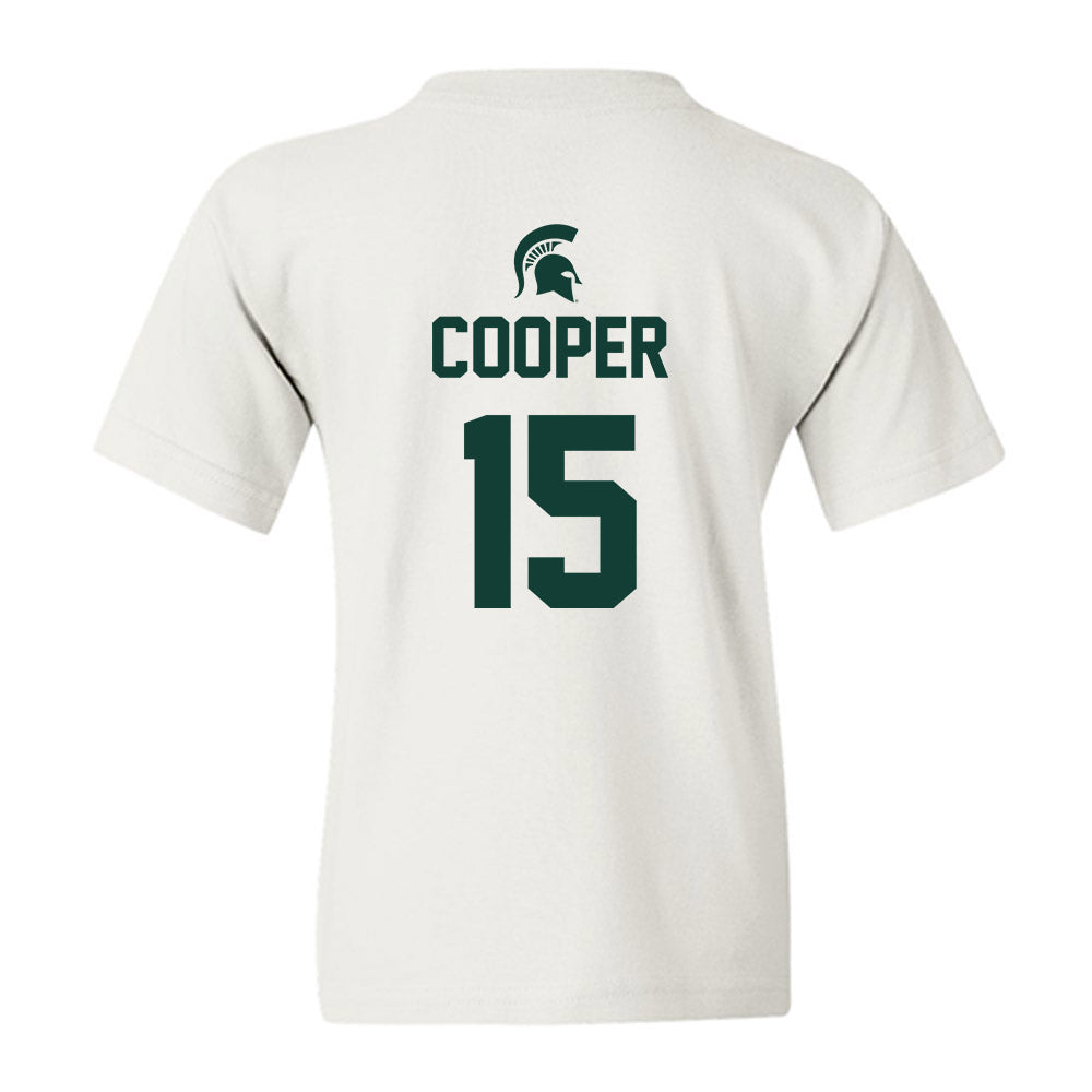 Michigan State - NCAA Men's Basketball : Carson Cooper - Sports Shersey Youth T-Shirt-1