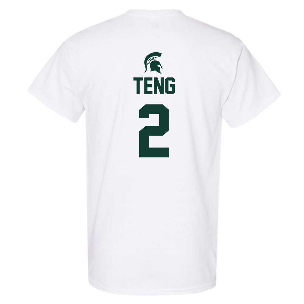 Michigan State - NCAA Men's Basketball : Kur Teng - Sports Shersey T-Shirt-1