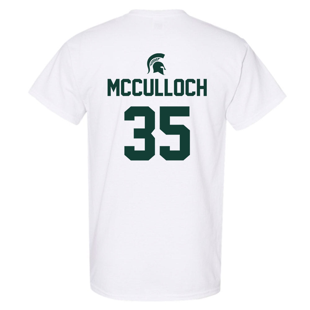 Michigan State - NCAA Men's Basketball : Jesse McCulloch - Sports Shersey T-Shirt-1