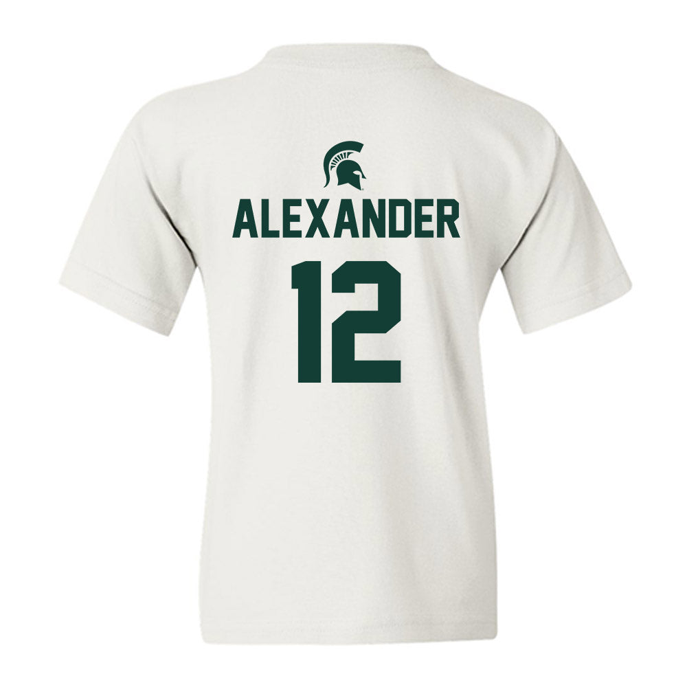 Michigan State - NCAA Women's Basketball : Isa Alexander - Sports Shersey Youth T-Shirt-1