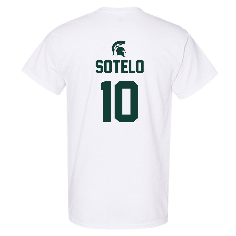 Michigan State - NCAA Women's Basketball : Ines Sotelo - Sports Shersey T-Shirt-1