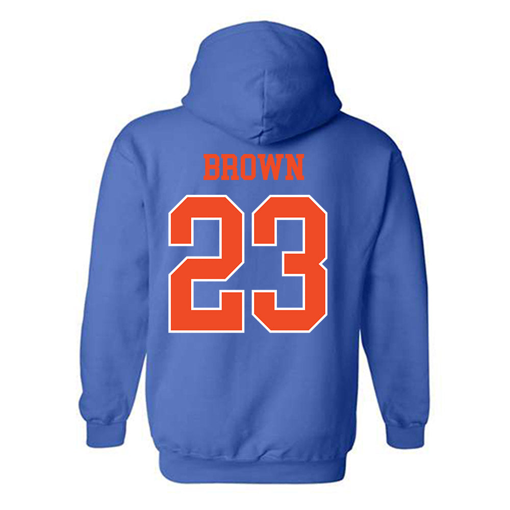Florida - NCAA Men's Basketball : AJ Brown - Generic Shersey Hooded Sweatshirt-1