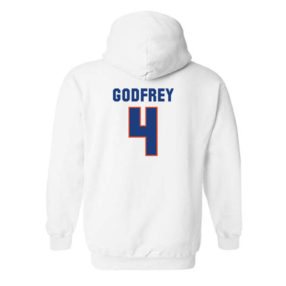 Florida - NCAA Women's Basketball : Knisha Godfrey - Generic Shersey Hooded Sweatshirt-1