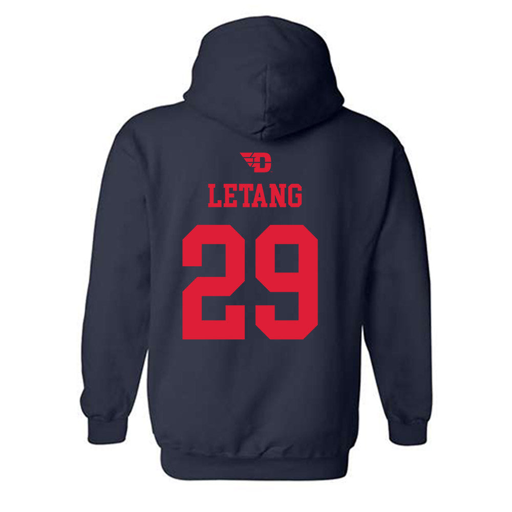 Dayton - NCAA Men's Basketball : Amael LEtang - Sports Shersey Hooded Sweatshirt-1