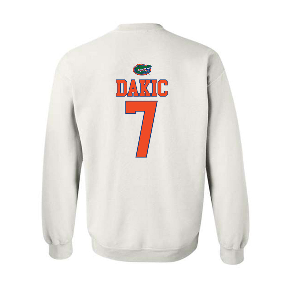 Florida - NCAA Women's Basketball : Emilija Dakic - Sports Shersey Crewneck Sweatshirt-1