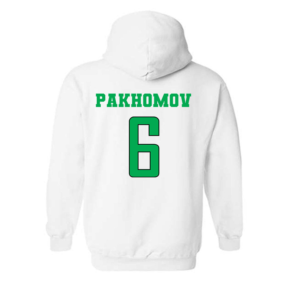 Marshall - NCAA Men's Soccer : Nikita Pakhomov - Sports Shersey Hooded Sweatshirt-1