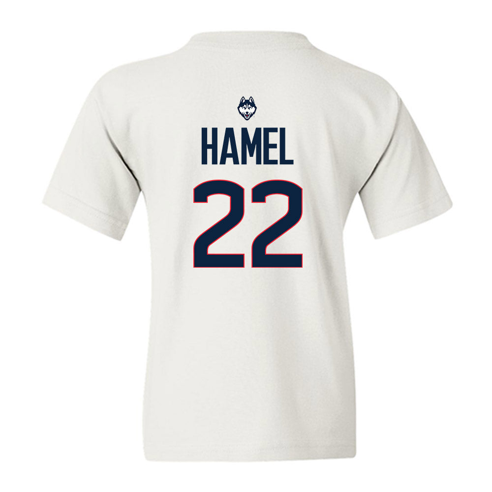 UConn - NCAA Men's Soccer : Johan Hamel - Youth T-Shirt-1