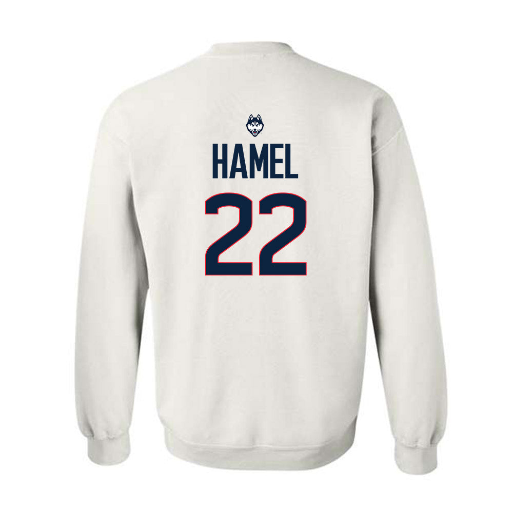 UConn - NCAA Men's Soccer : Johan Hamel - Crewneck Sweatshirt-1