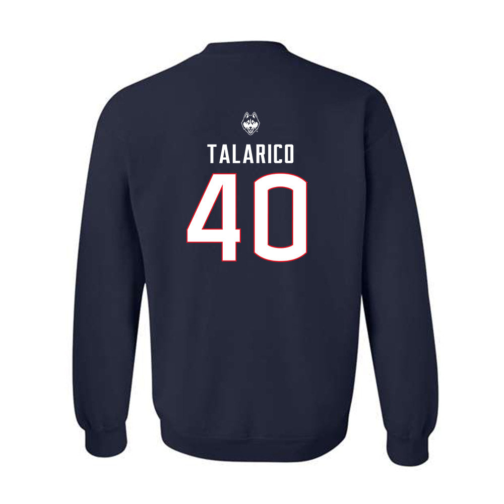 UConn - NCAA Baseball : Joe Talarico - Sports Shersey Crewneck Sweatshirt-1