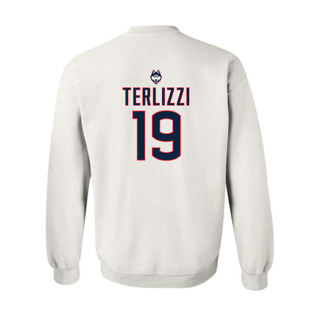 UConn - NCAA Women's Lacrosse : Jillian Terlizzi - Sports Shersey Crewneck Sweatshirt-1