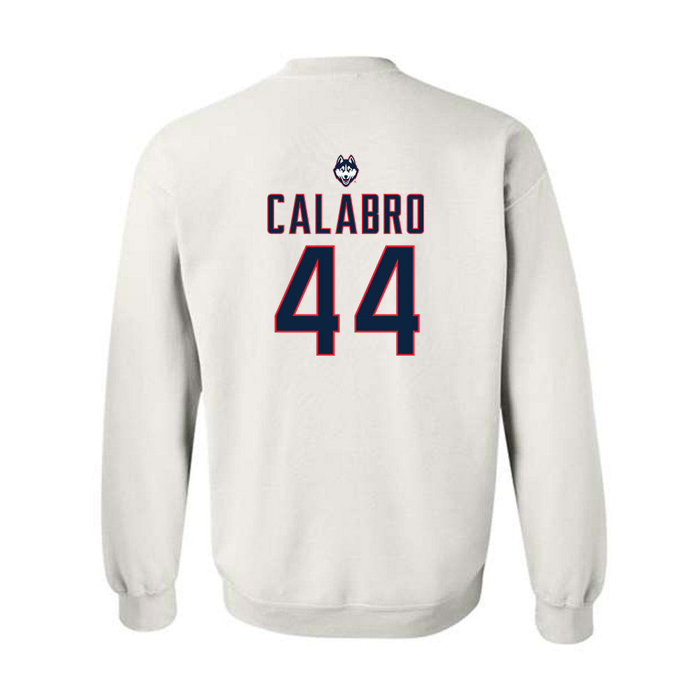 UConn - NCAA Women's Lacrosse : Camryn Calabro - Sports Shersey Crewneck Sweatshirt-1