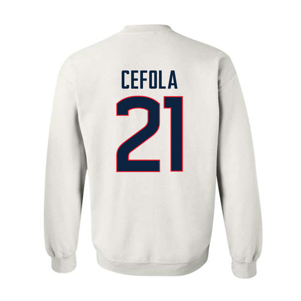 UConn - NCAA Softball : Bella Cefola - Sports Shersey Crewneck Sweatshirt-1